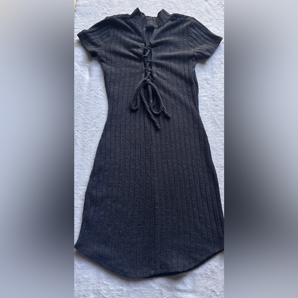 Planet Gold short sleeve bodycon dress